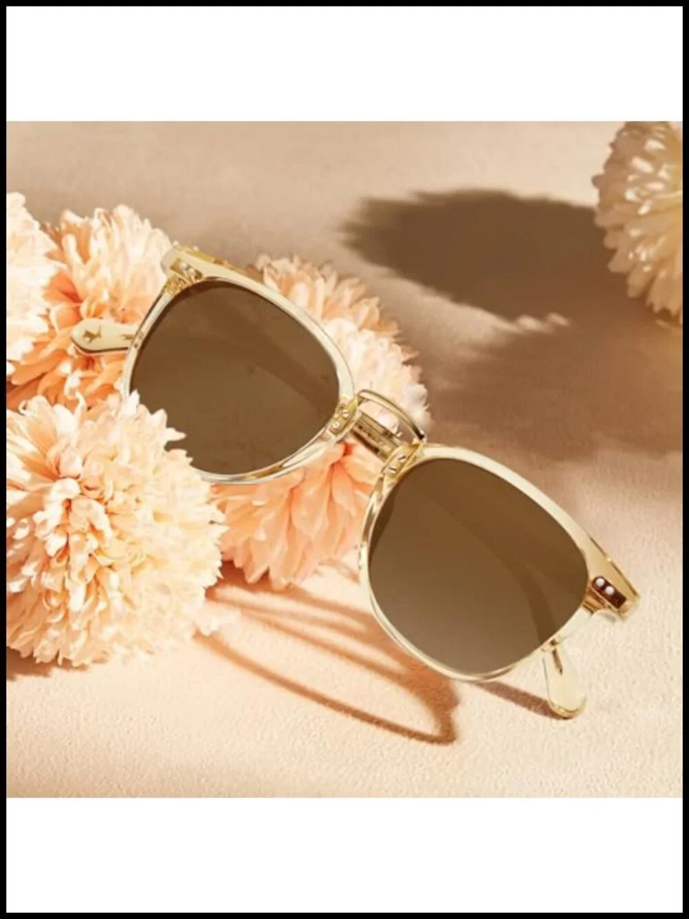 Round Acetate Polarized Sunglasses Women Retro Metal Bridge Small Face UV400